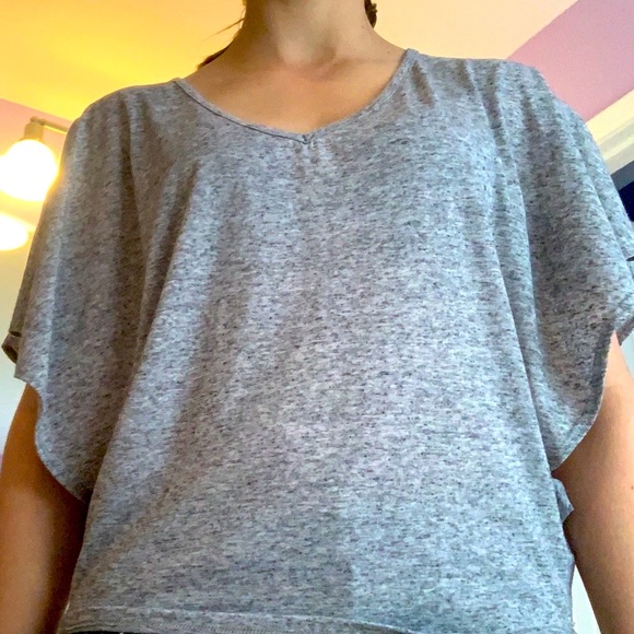 💕2 for $20 sale💕 Forever XXI Grey Buttoned Blouse - Picture 4 of 5